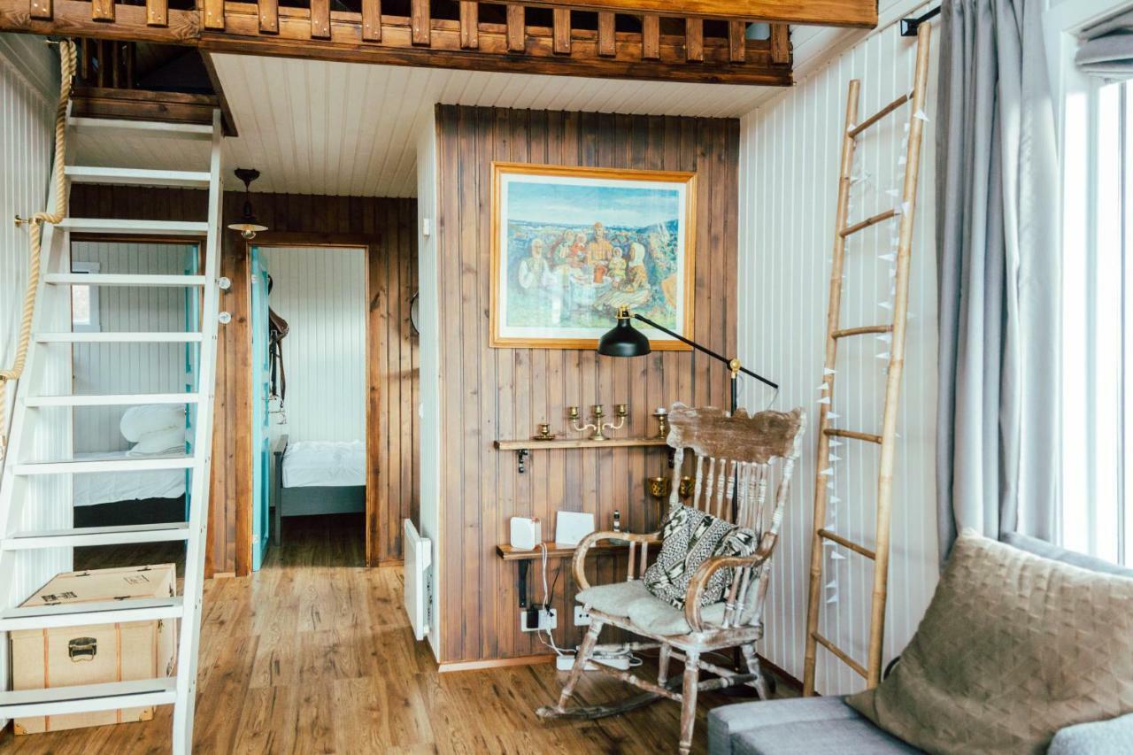 Mulakot Cosy Cabins Borgarnes Bagian luar foto