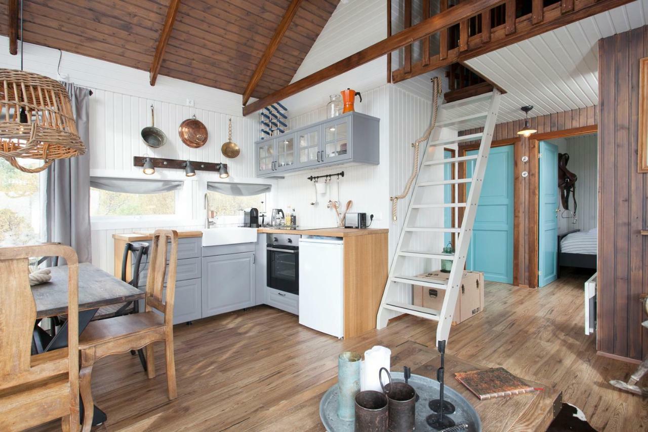 Mulakot Cosy Cabins Borgarnes Bagian luar foto