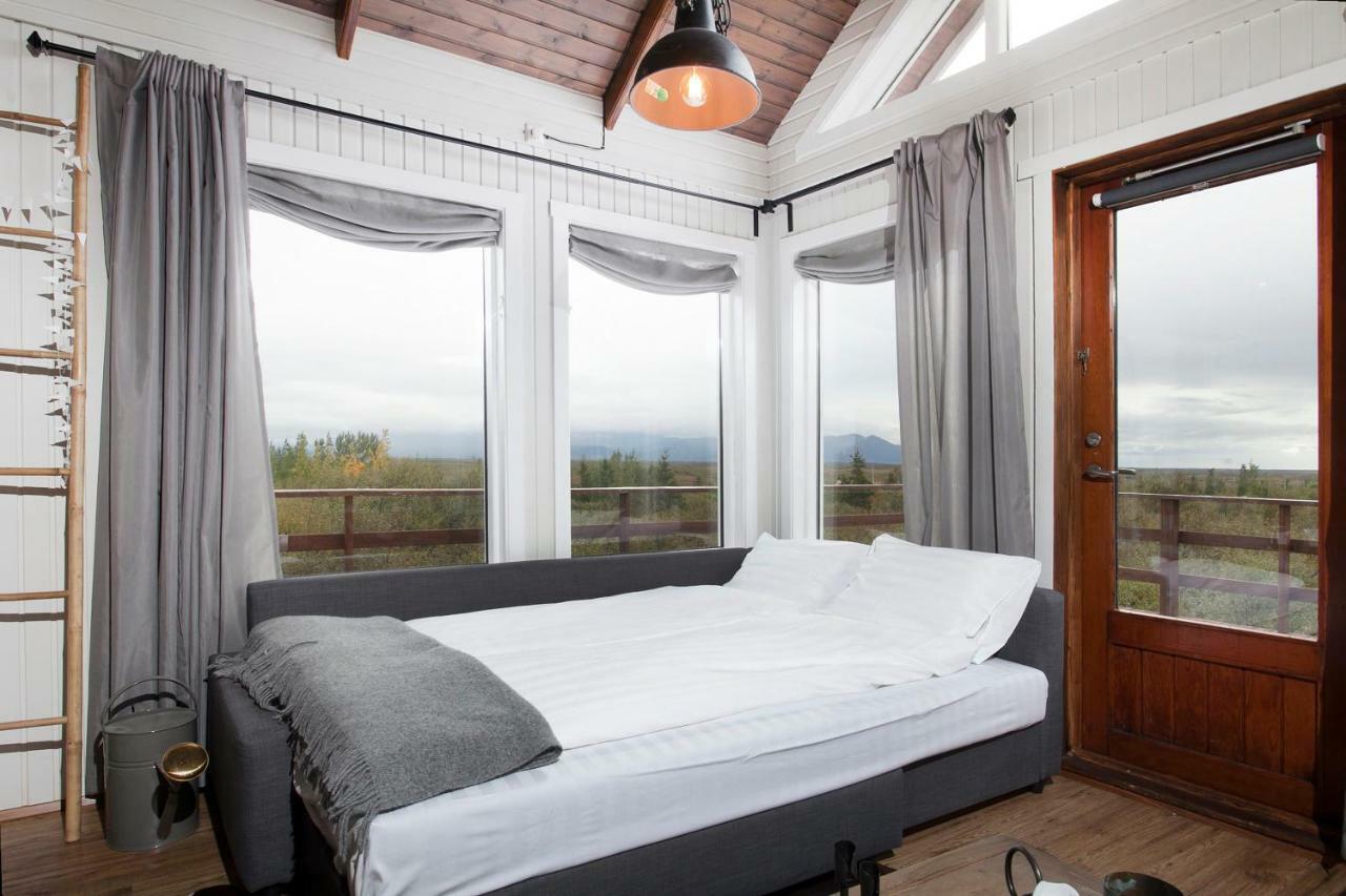Mulakot Cosy Cabins Borgarnes Bagian luar foto