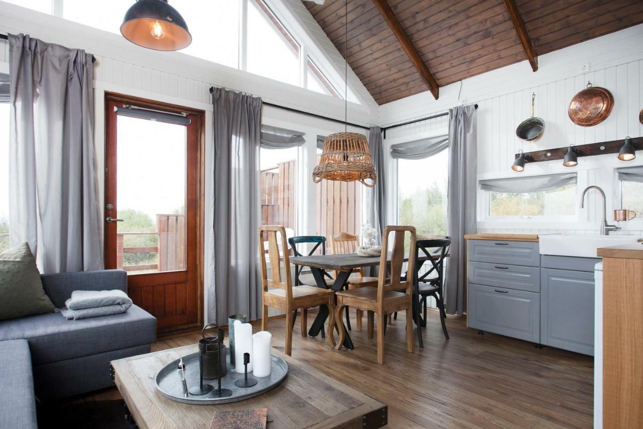 Mulakot Cosy Cabins Borgarnes Bagian luar foto