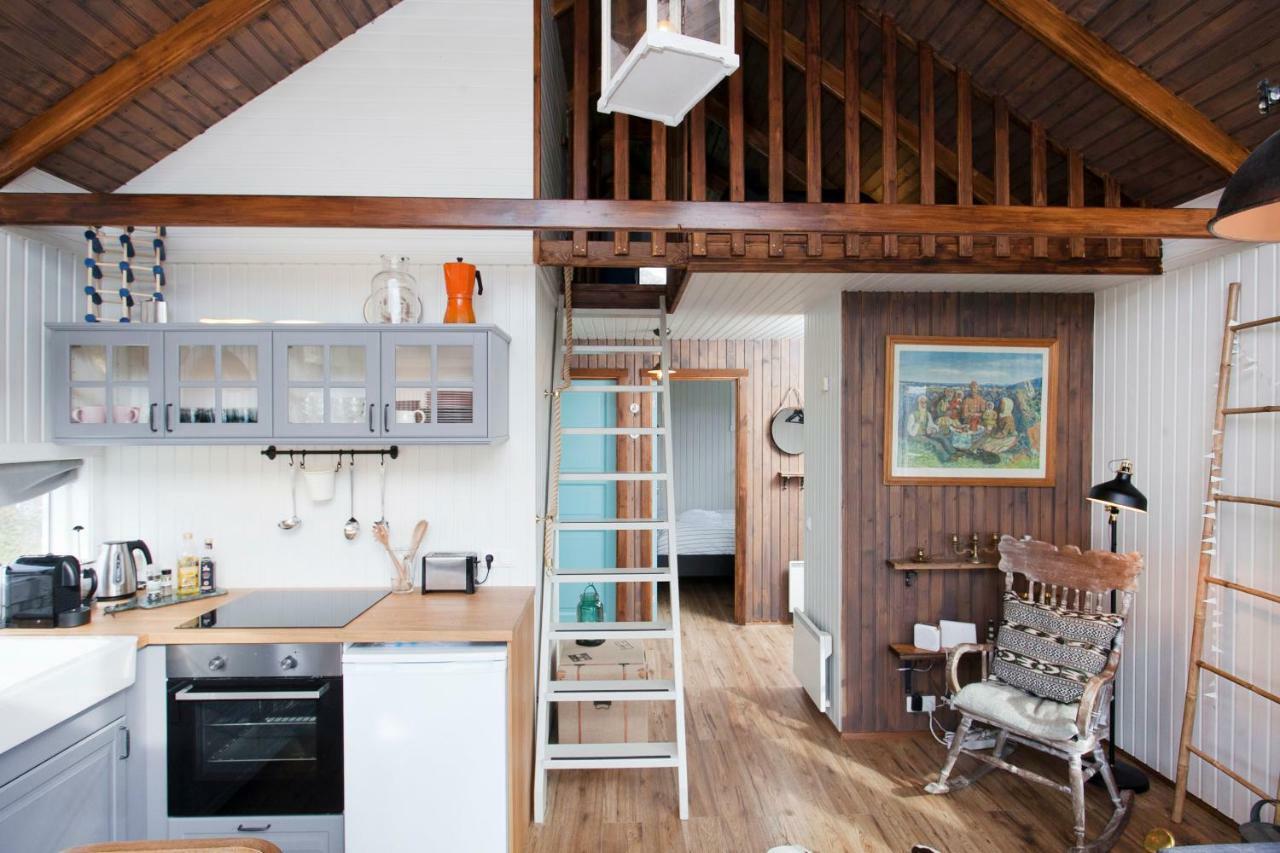 Mulakot Cosy Cabins Borgarnes Bagian luar foto