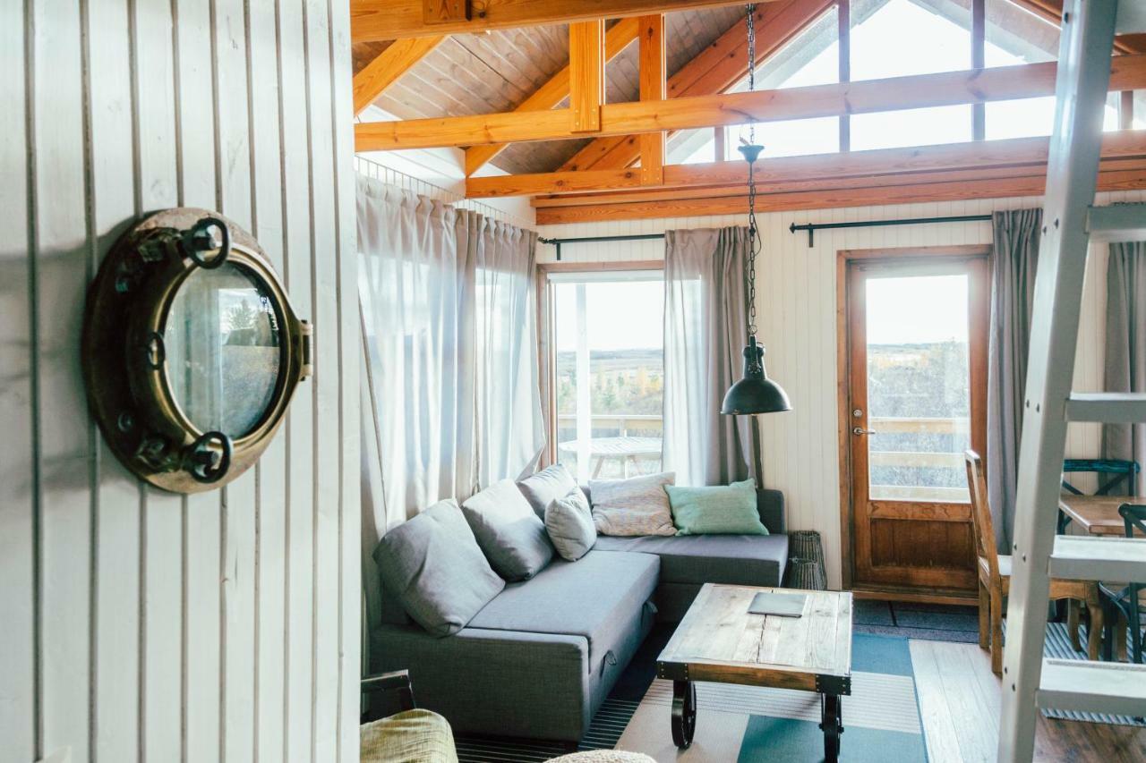Mulakot Cosy Cabins Borgarnes Bagian luar foto