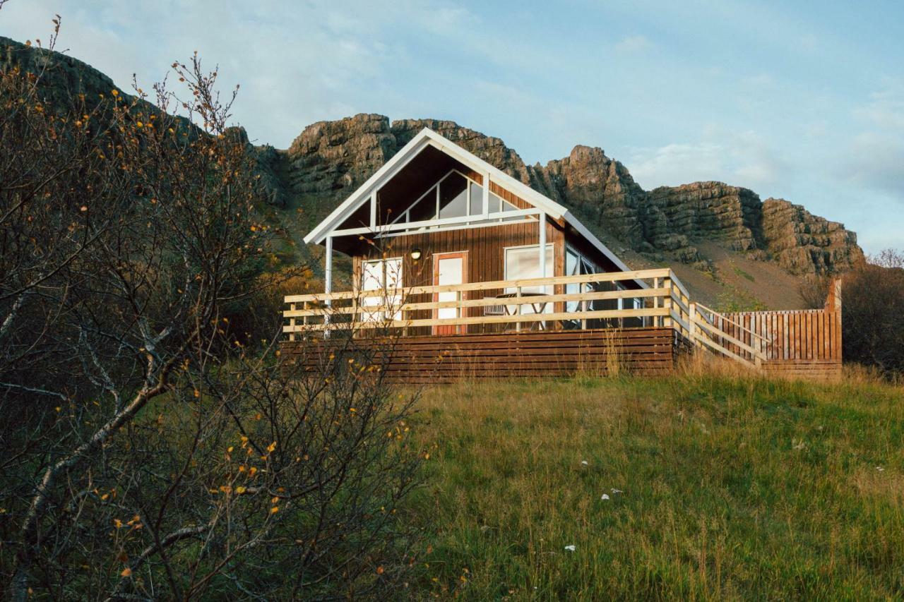 Mulakot Cosy Cabins Borgarnes Bagian luar foto