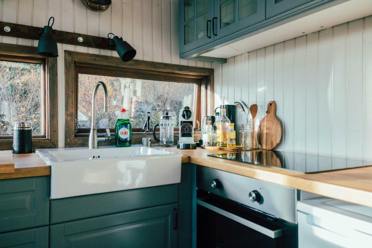Mulakot Cosy Cabins Borgarnes Bagian luar foto