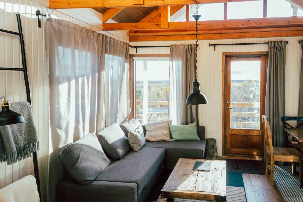 Mulakot Cosy Cabins Borgarnes Bagian luar foto